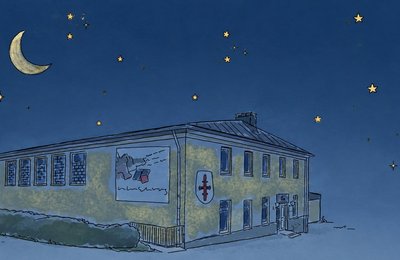 Nacht in der Turnhalle