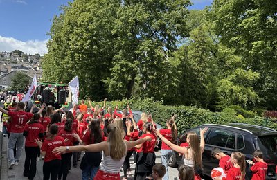❤️🤍TG Voerde begeistert beim Kirmesumzug 2026❤️🤍